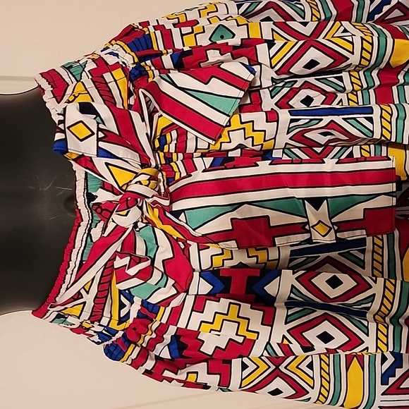 Ankara African Print Maxi Skirt - Picture 2 of 5